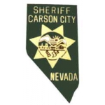 Carson City, NV County Sheriff Deputy Patch Lapel Pin